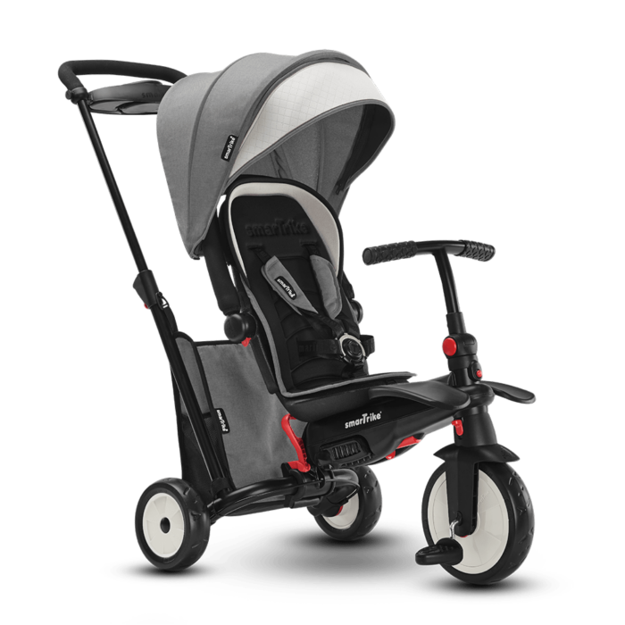 Tricicleta pliabila Smart Trike 7 in 1 STR5 Gri dotata cu frana si scaun rabatabil