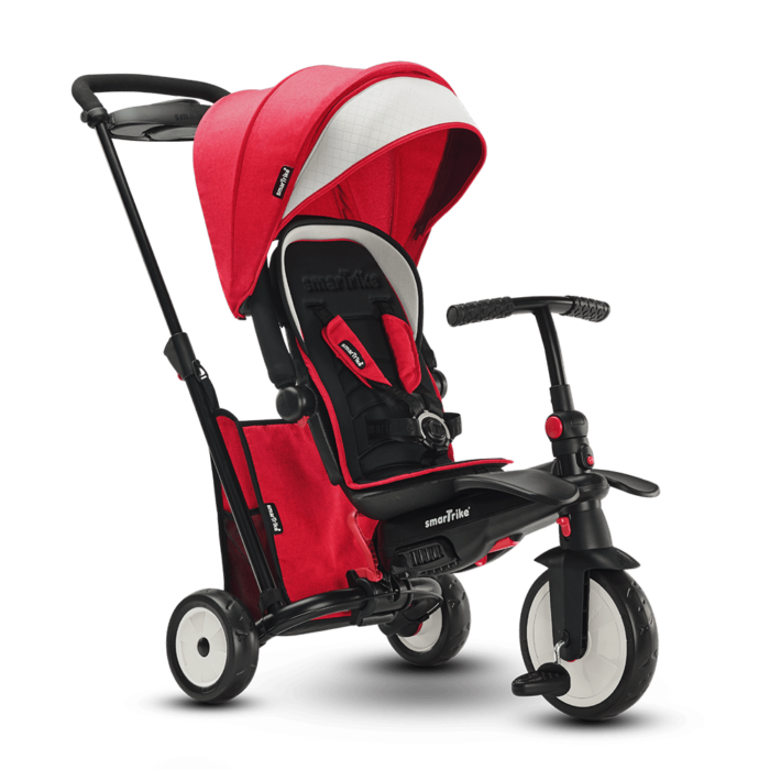 Tricicleta pliabila Smart Trike 7 in 1 STR5 Rosu dotata cu frana si scaun rabatabil