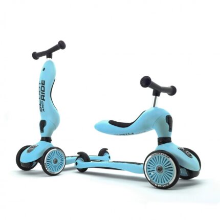 Trotineta copii transformabila 2 in 1 Scoot Ride HighwayKick 1 Blueberry