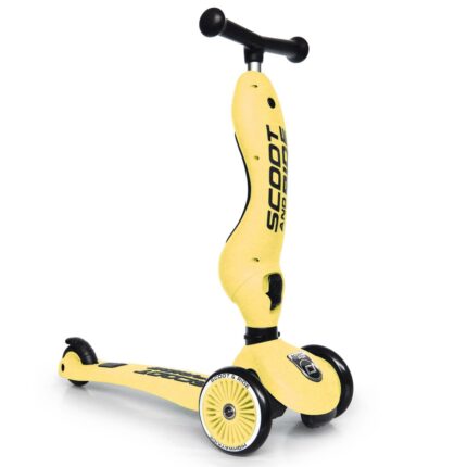 Trotineta copii transformabila 2 in 1 Scoot Ride HighwayKick 1 Lemon