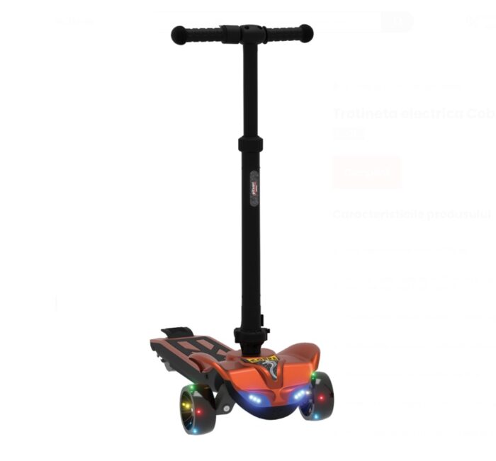 Trotineta electrica cu lumini LED si viteza reglabila Pilsan Cobra