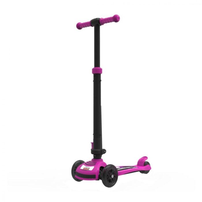 Trotineta pliabila cu lumini Power Scooter Roz