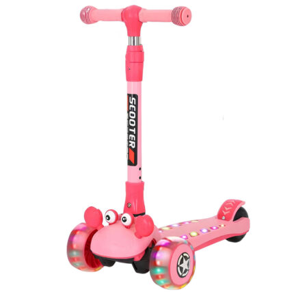 Trotineta pliabila pentru copii Nichiduta Scooter Crab Pink