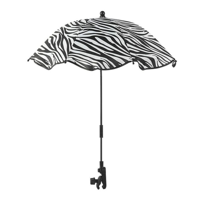 Umbrela pentru carucior imprimeu zebra 65.5cm