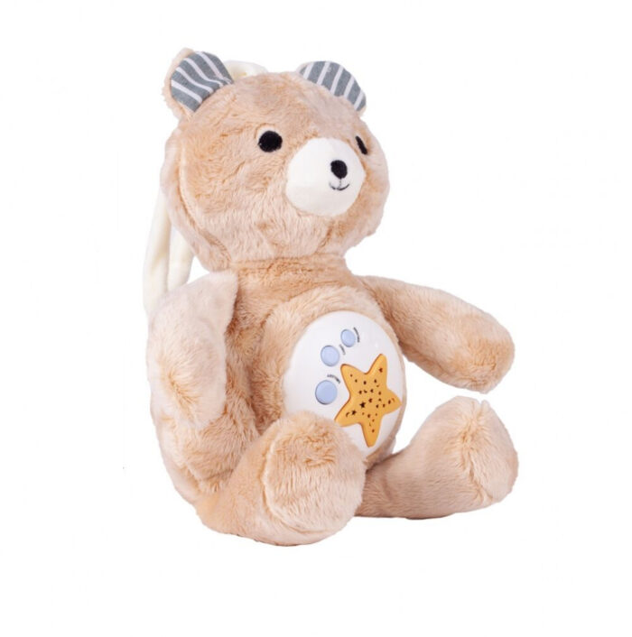 Ursulet muzical de plus cu proiector de stele 35 cm Teddy Bear