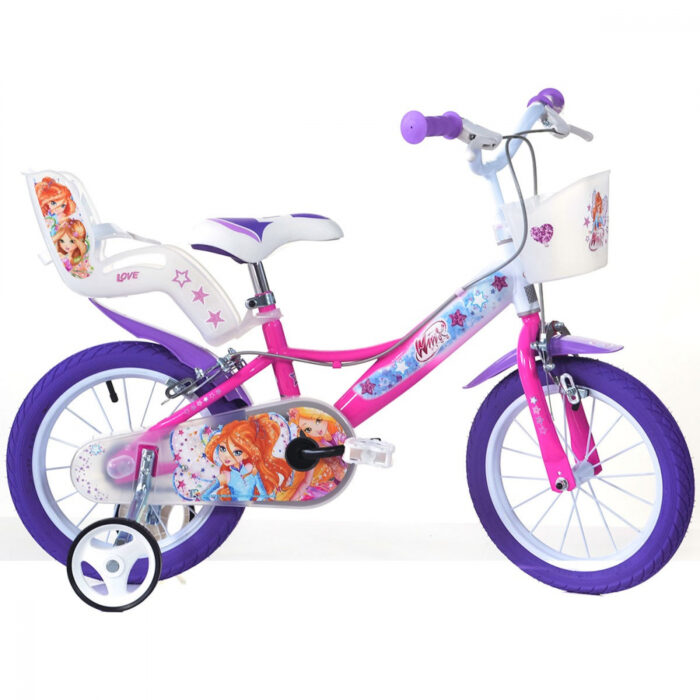 Bicicleta pentru copii Winx Dino Bikes 16 inch