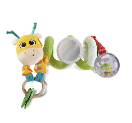 Jucarie cu activitati Chicco Mrs Giraffe pentru carucior 0 luni+