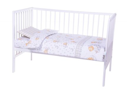 Lenjerie patut cu 3 piese Sleepy Little Bear 016