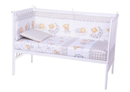 Lenjerie patut cu 7 piese Sleepy Little Bear 016