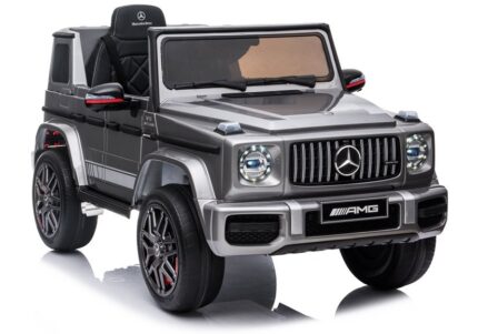 Masinuta electrica cu echipare Premium Mercedes G63 AMG Painting Silver