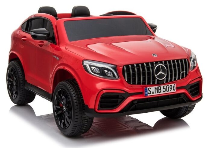 Masinuta electrica cu echipare Premium si telecomanda roti EVA Mercedes GLC 63S QLS Red