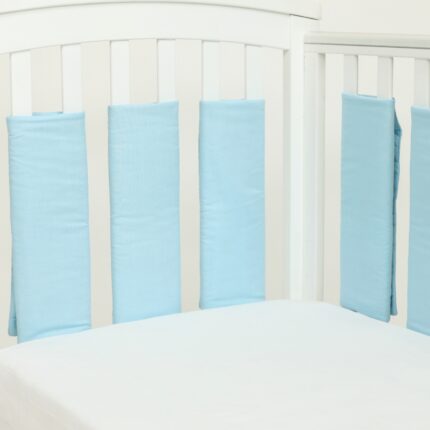 Protectii patut individuale 35x35 cm Sky Blue