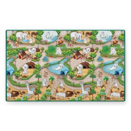 Salteluta de joaca XXL 200x120 cm Ricokids Zoo