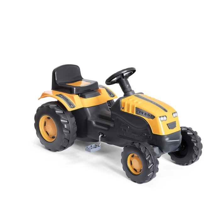 Tractor cu pedale pentru copii Jumbo Yellow